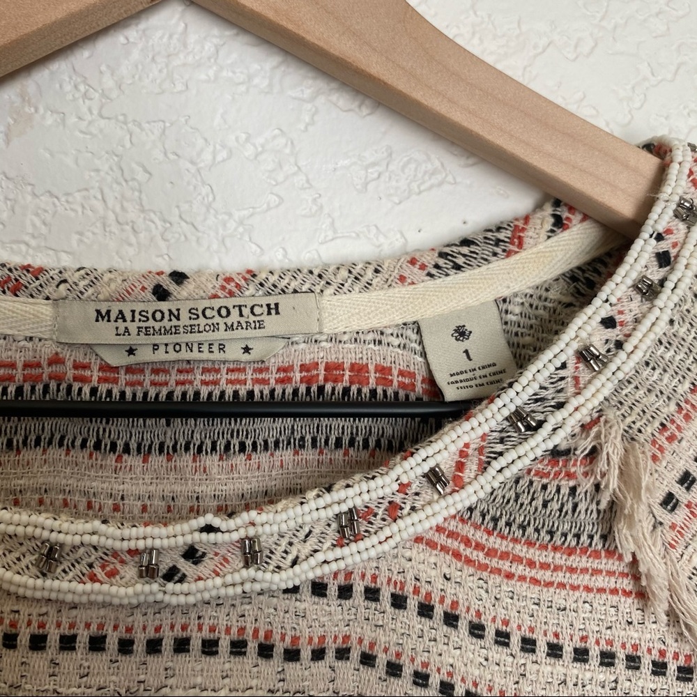 Scotch & Soda Maison Scotch Knit embroidered Top - Picture 2 of 7